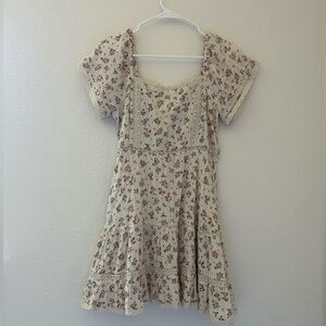 Cream Mini Sundress
